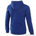 MISYAA Hoodies for Men Long Sleeve Hoodies Letter Print Sweatshirt Solid Activewear Hooded Sport Outwear Mens Tops Blue B07MW7493T